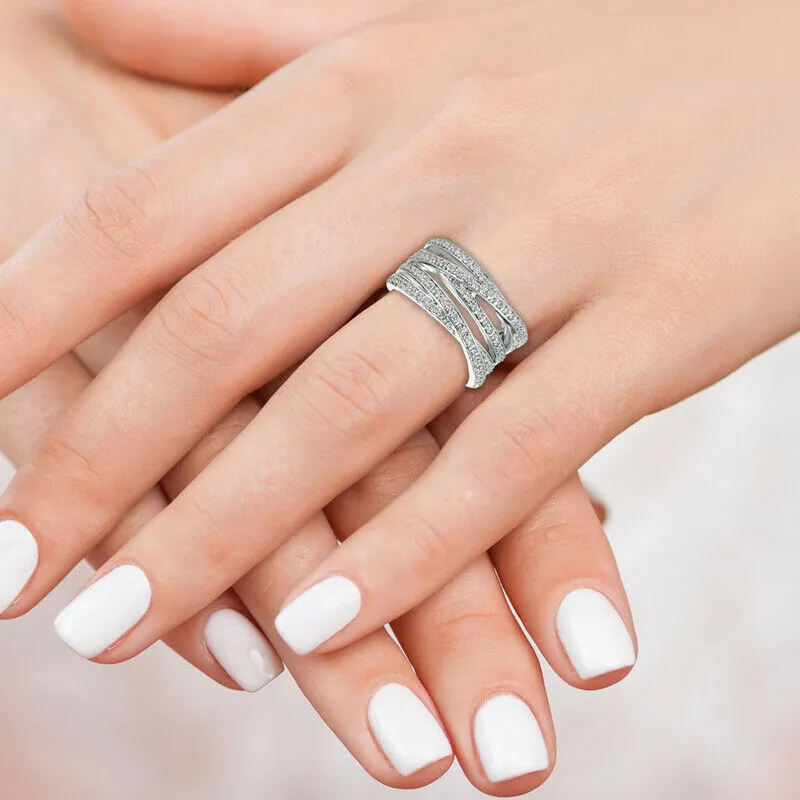 1.25 Carat Natural Diamond Cocktail Ring