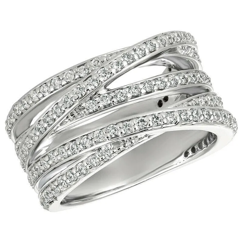 1.25 Carat Natural Diamond Cocktail Ring