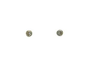 14K Yellow Gold Micro Stud Earrings