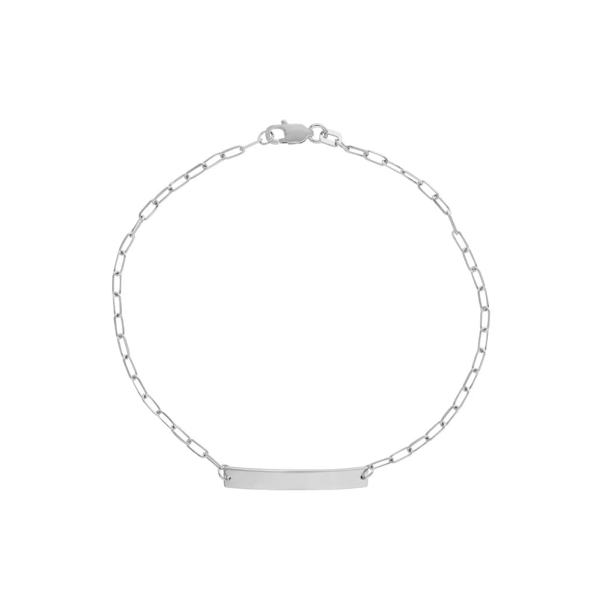 14kt Yellow Gold Children's Engravable ID Bracelet