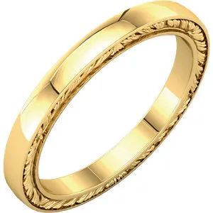 18K Yellow Band Size 8