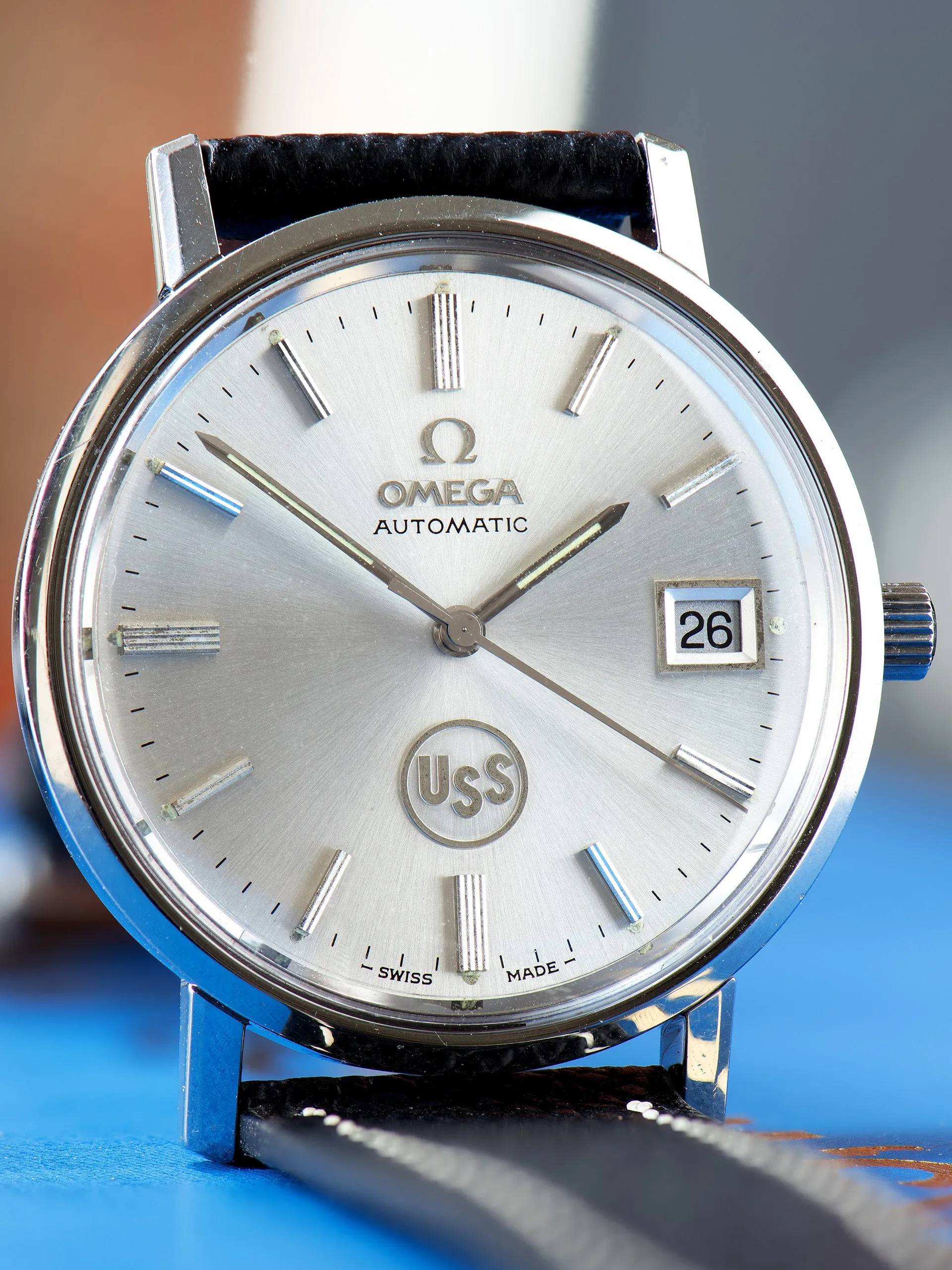 1974 Omega De Ville Automatic (Ref. 166.0161) "USS Honors Watch"