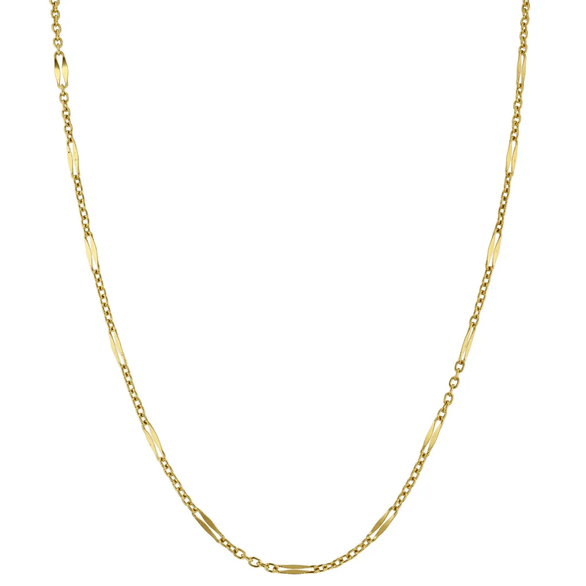 26" Fancy Link Necklace | Pre-Loved | 18K Yellow Gold