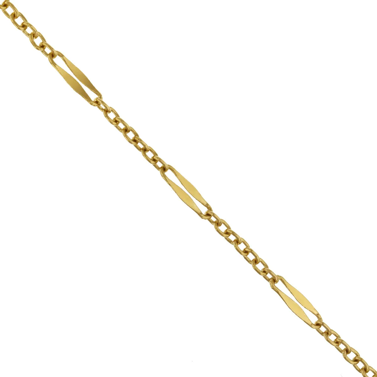26" Fancy Link Necklace | Pre-Loved | 18K Yellow Gold