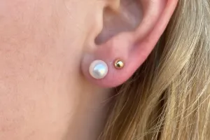 7mm pearl earrings