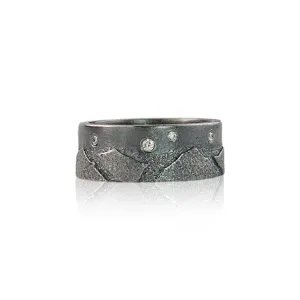8mm Sierra Band with diamonds