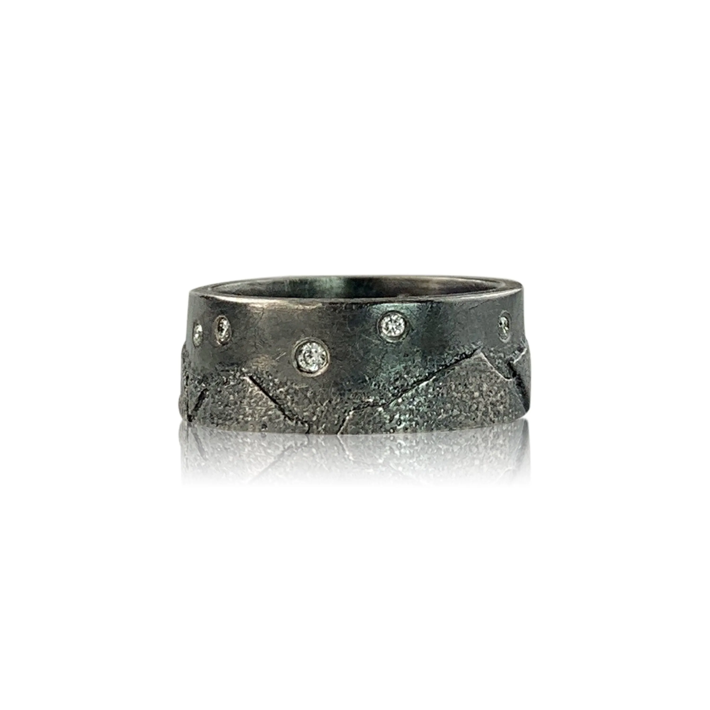 8mm Sierra Band with diamonds