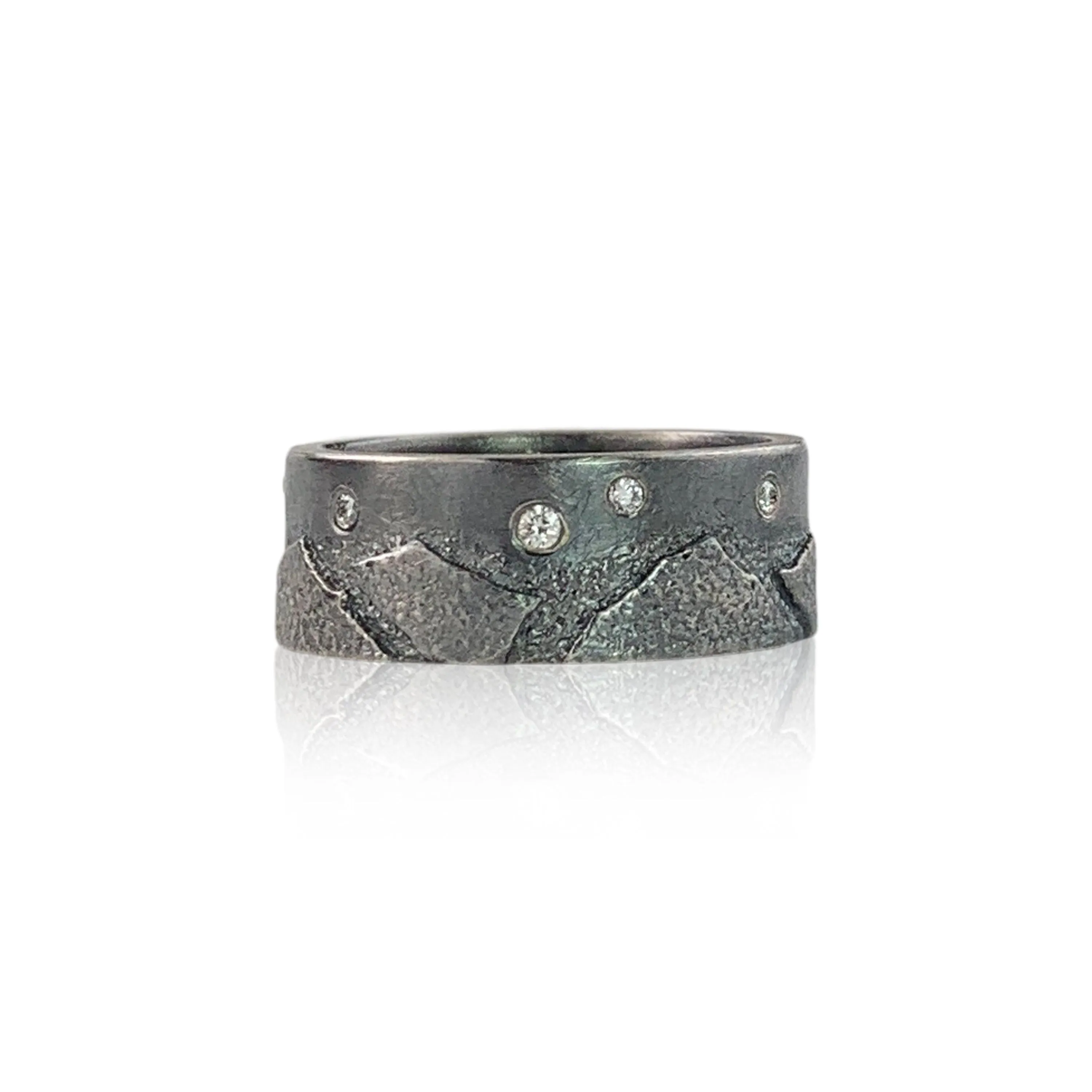 8mm Sierra Band with diamonds