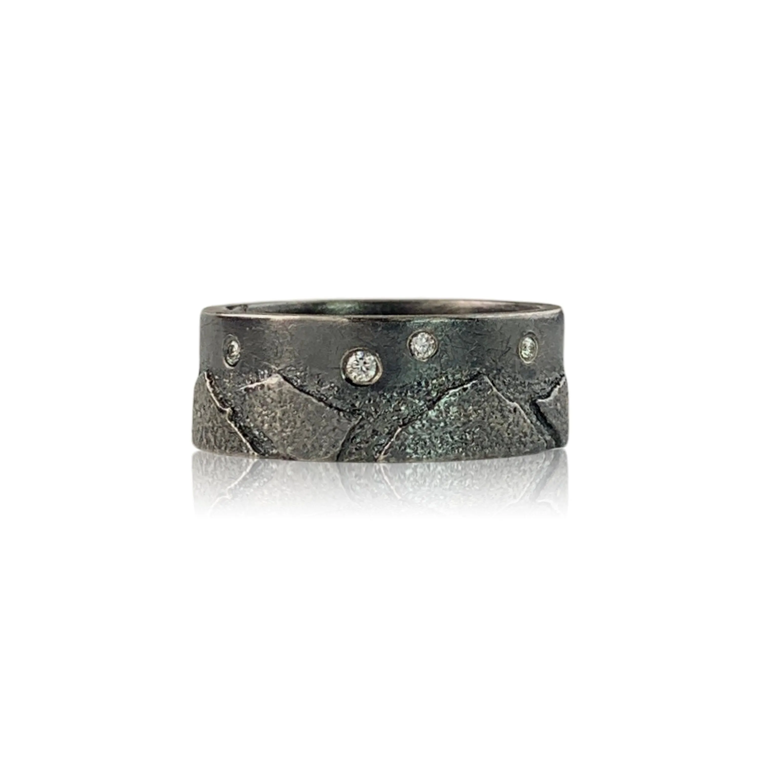 8mm Sierra Band with diamonds