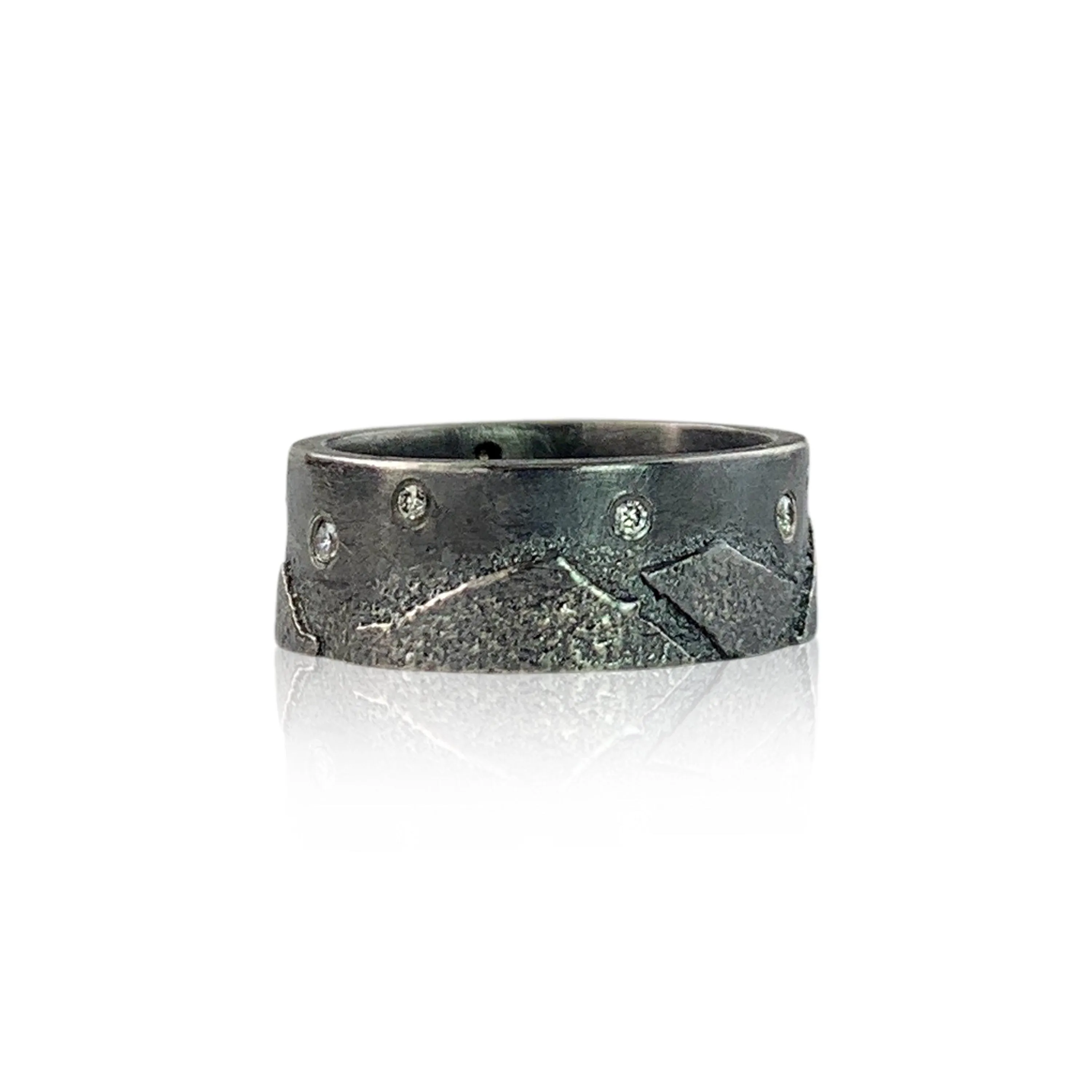 8mm Sierra Band with diamonds