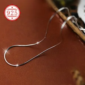 925 Silver Snake Chain Necklace for Women
