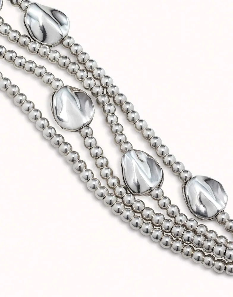 A beautiful mind bracelet, silver