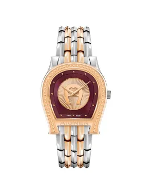 Aigner Women's VITTORIA Stainless Steel Analog Wrist Watch - 36 mm - Silver / Rose Gold SS/RG BRT