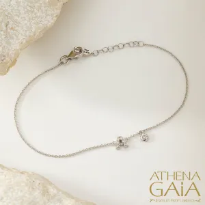 Alphabet with Diamonds Bracelet