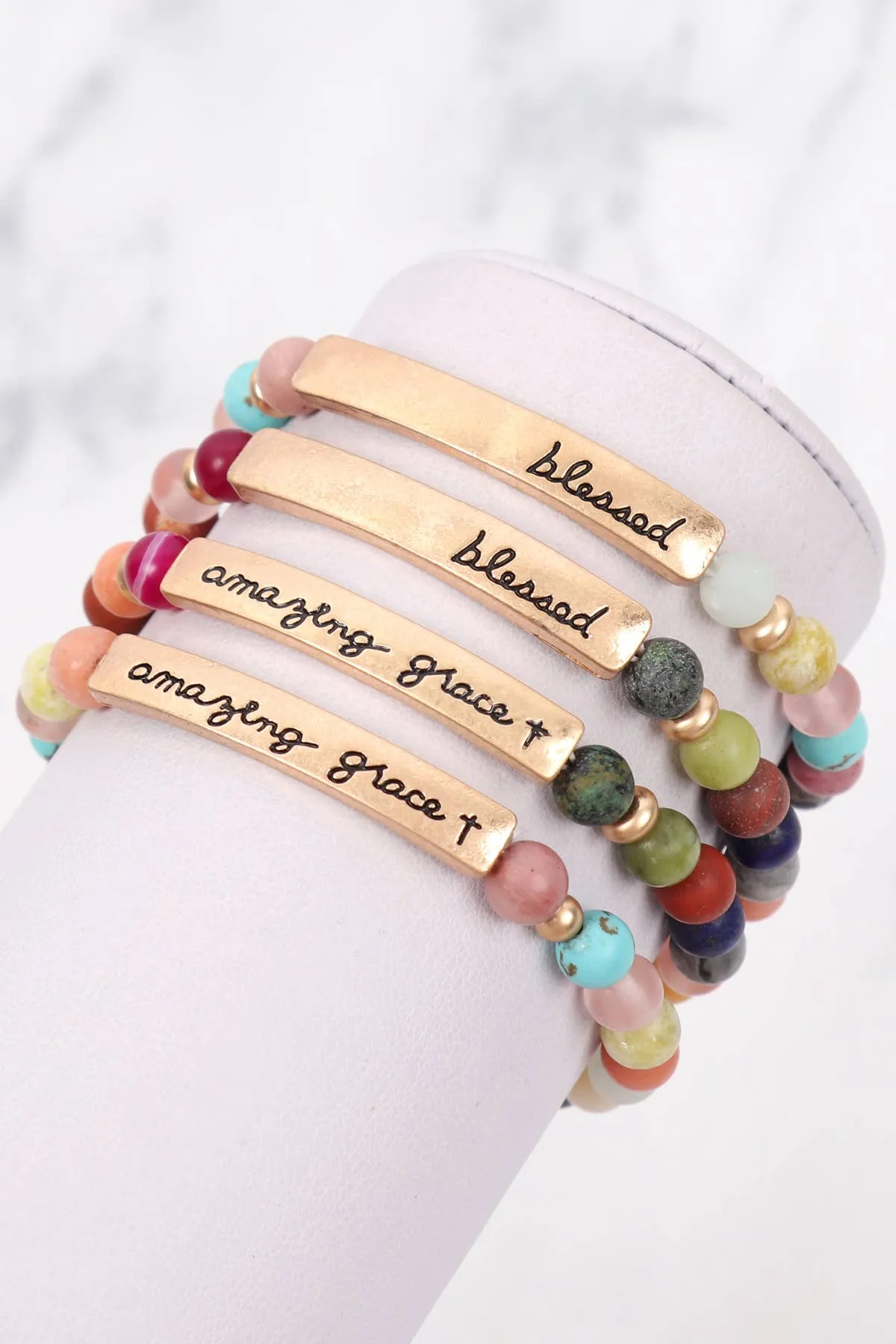 Amazing Grace Pastel Bar Bracelet
