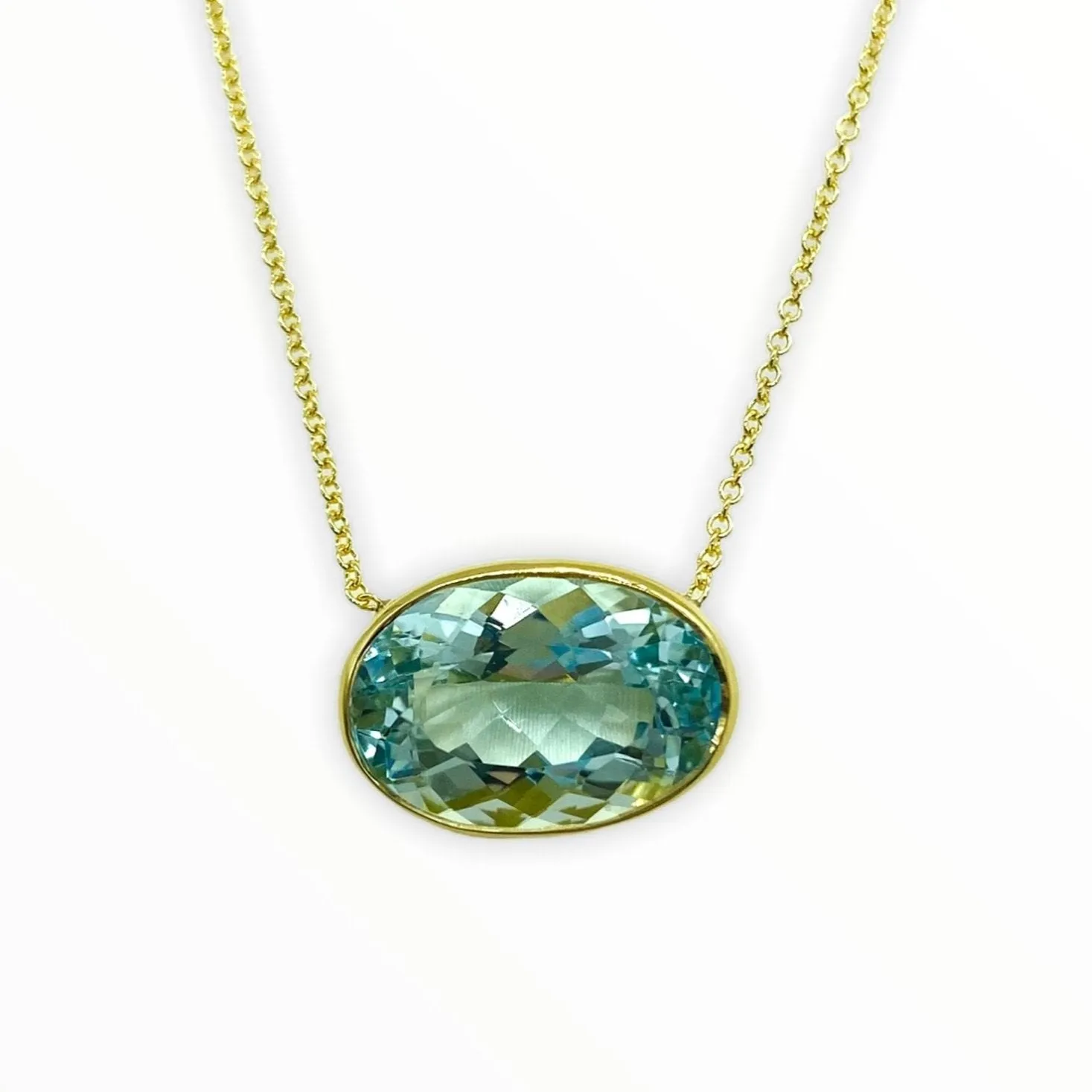 Aquamarine Divinity Necklace