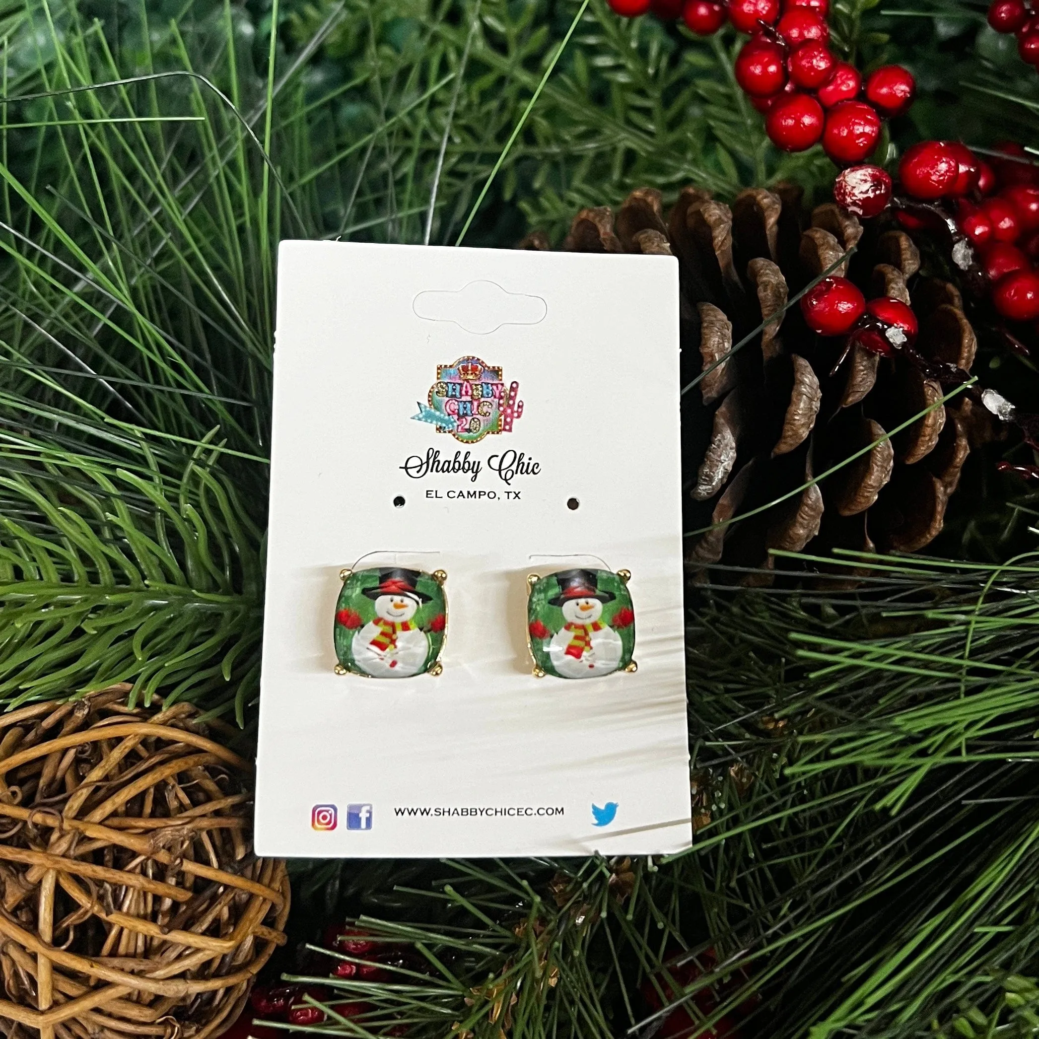 Assorted Christmas Stud Earrings