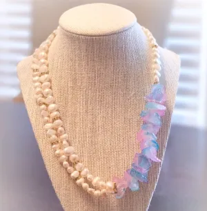 Baroque Pearls & Crystal Necklace