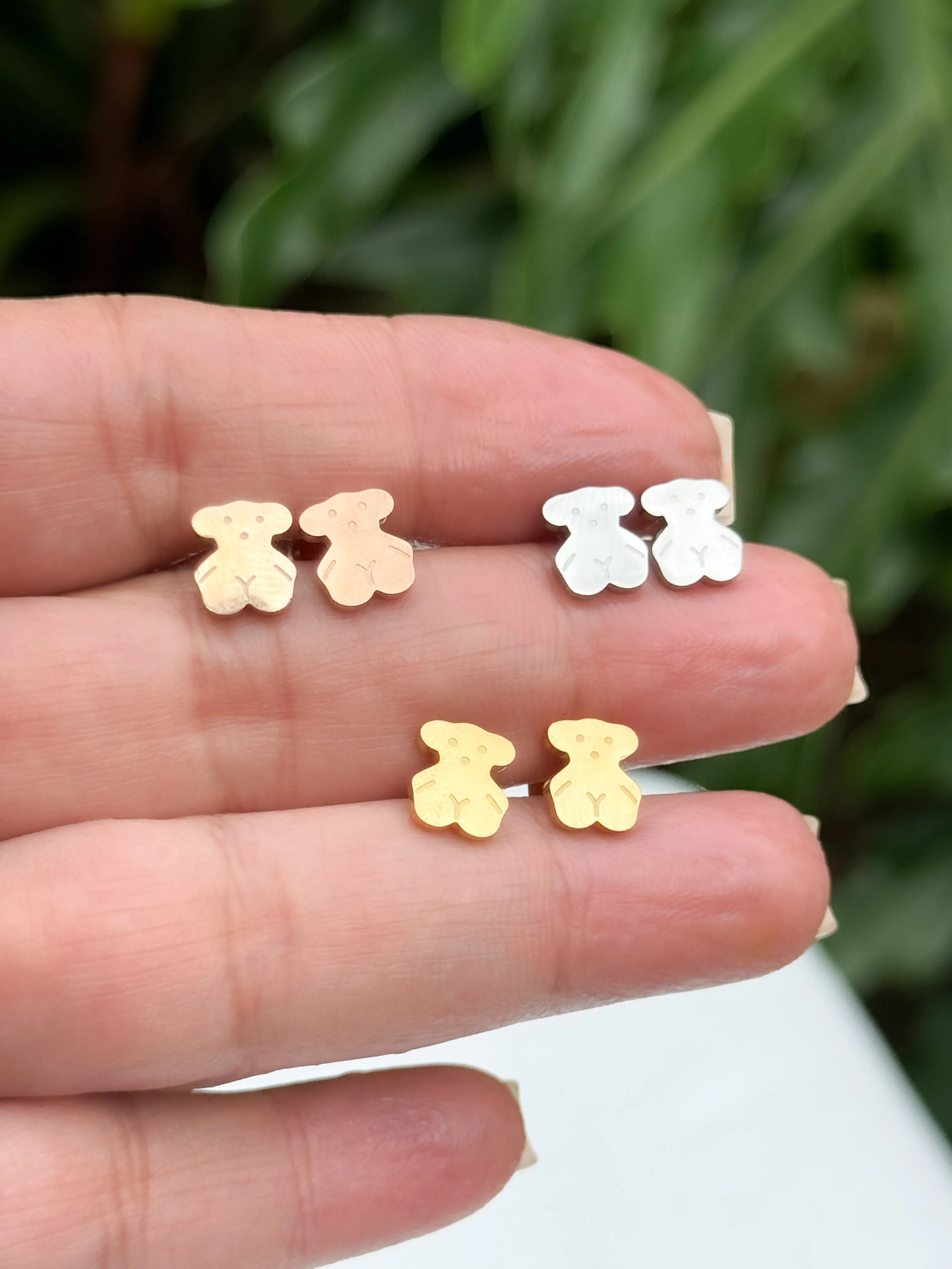 Bear earrings