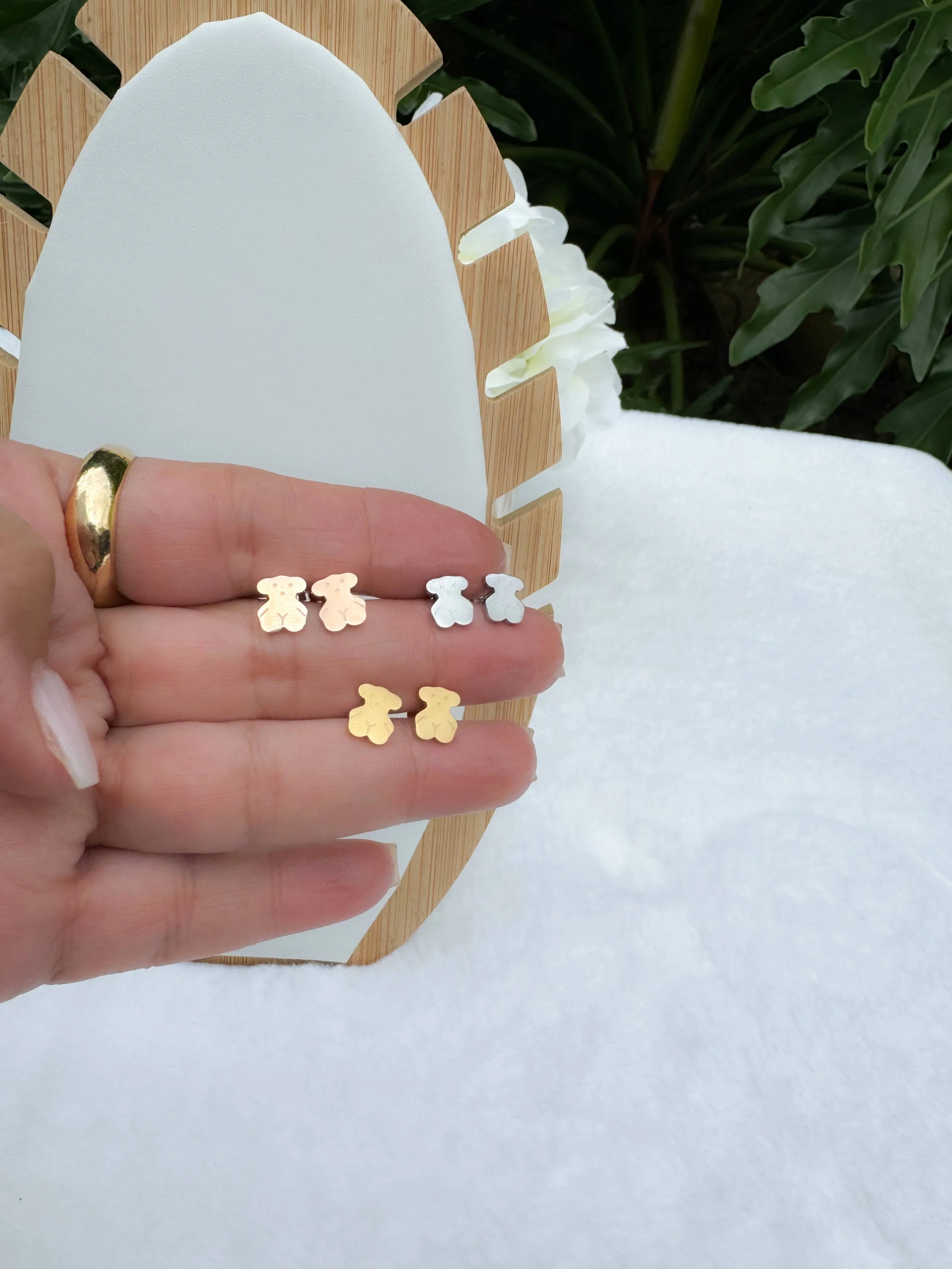 Bear earrings