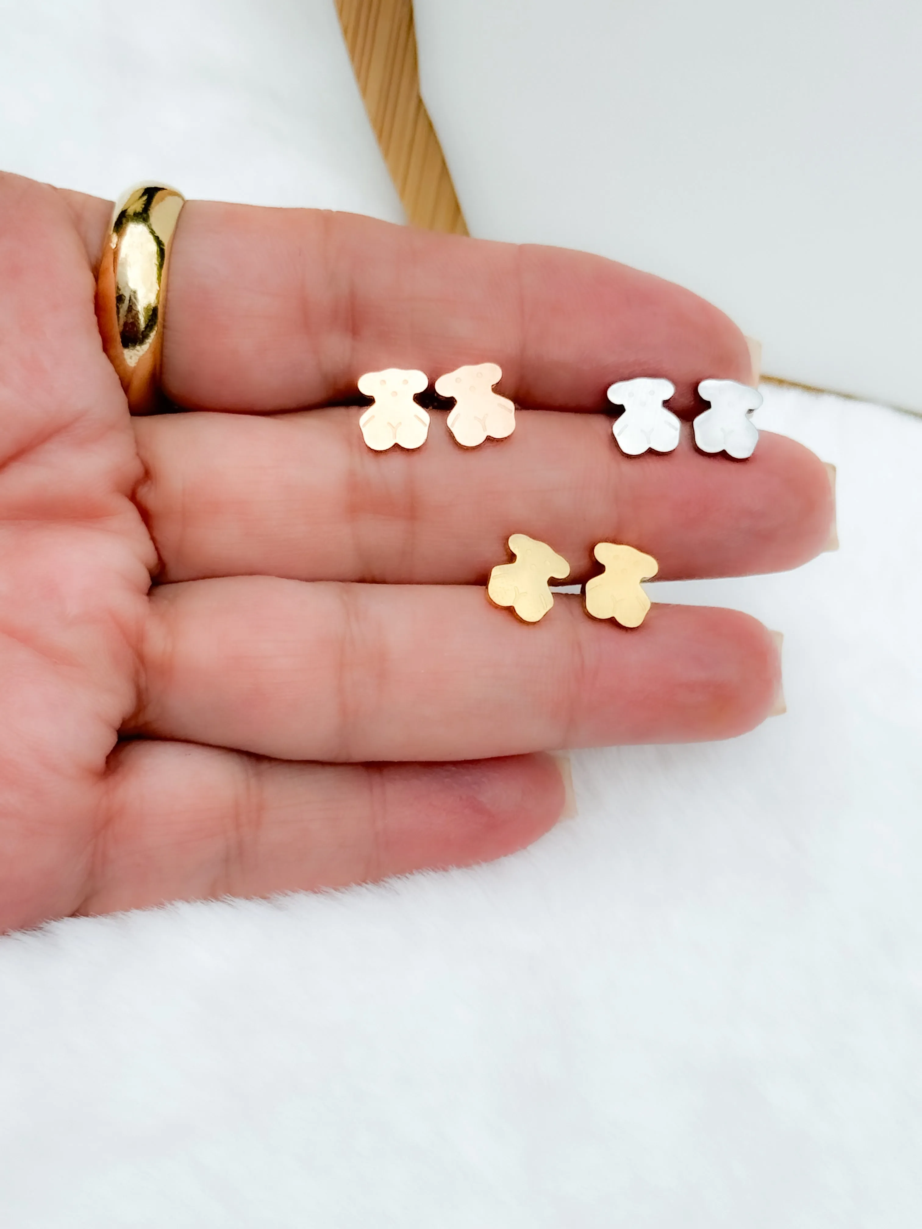 Bear earrings