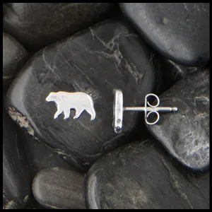 Bear Post Earrings
