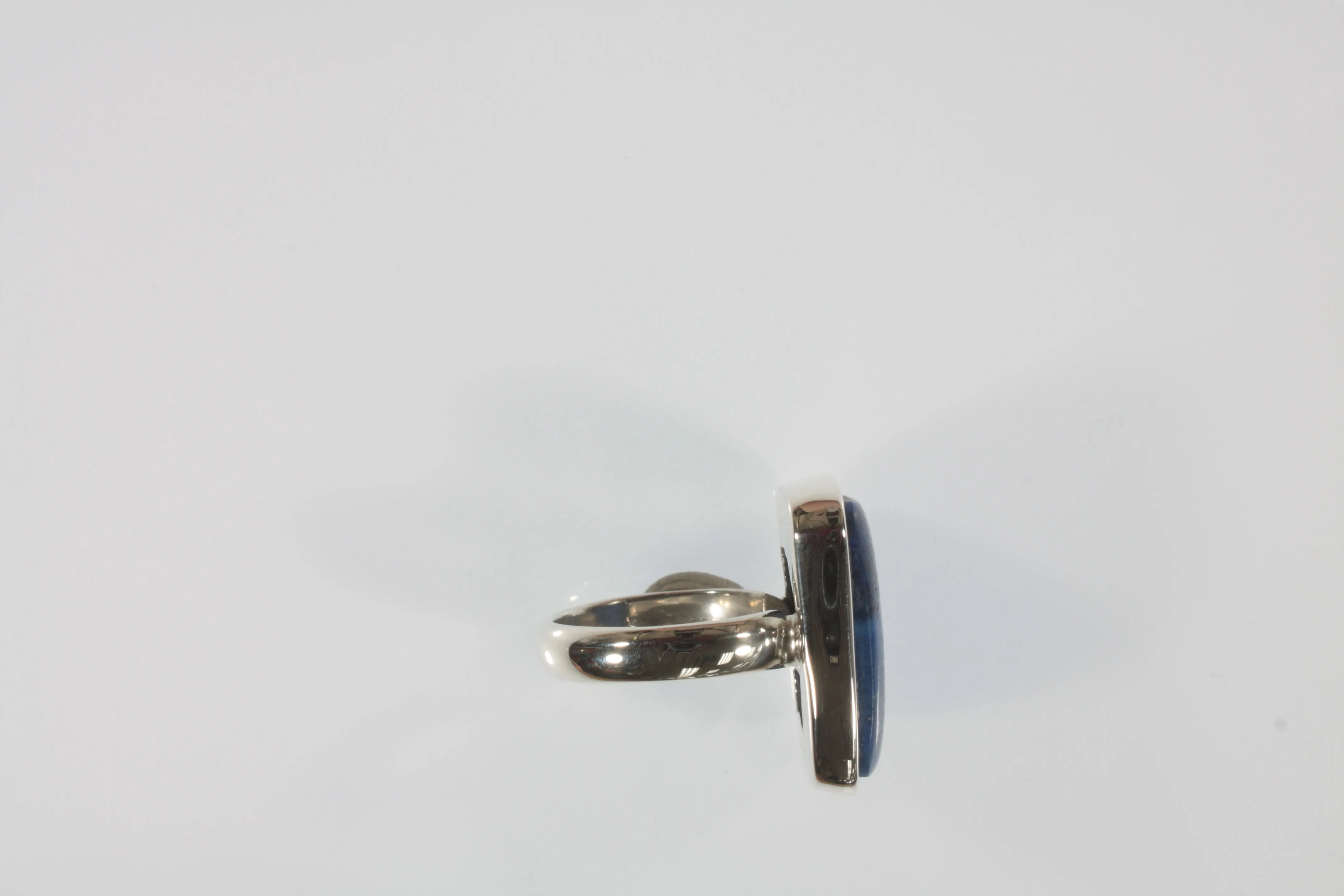 Beautiful Sterling Silver Lapis Lazuli Ring Sz 8.50