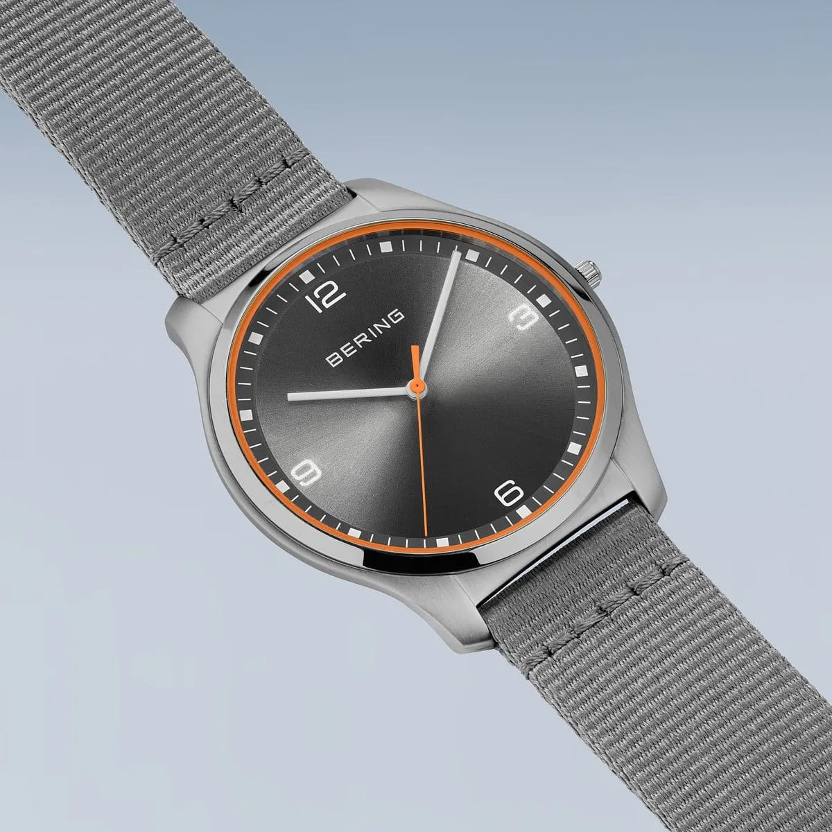 Bering Steel Gents Grey Ultra Slim Watch