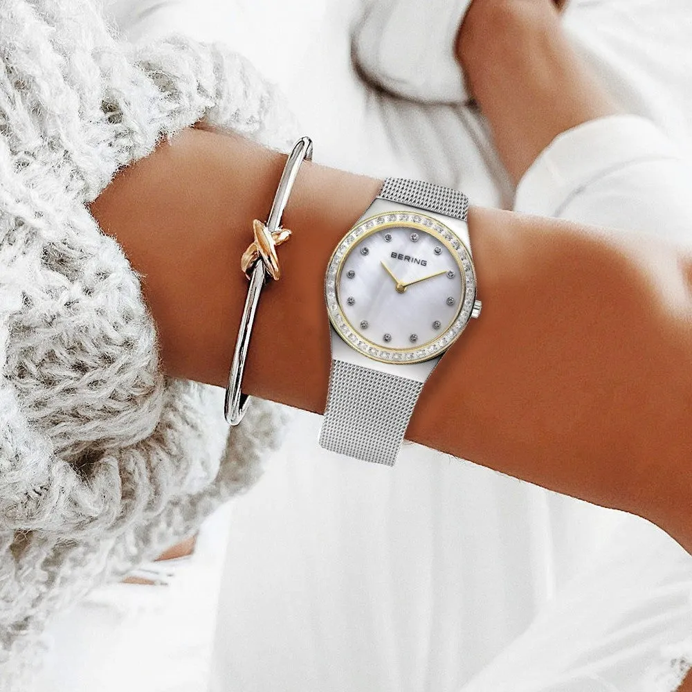 Bering Women's Two Tone MOP Dial Watch