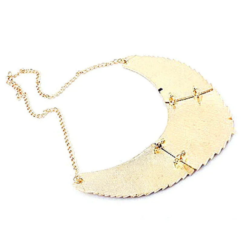 Big Colorful Torques Enamel Statement Choker Pendant Necklace Link Chain Lady Necklaces NW
