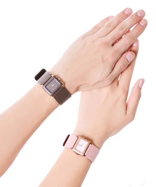 Biscuit Watch (Dark Brown)【Japan Jewelry】