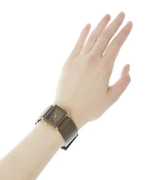 Biscuit Watch (Dark Brown)【Japan Jewelry】