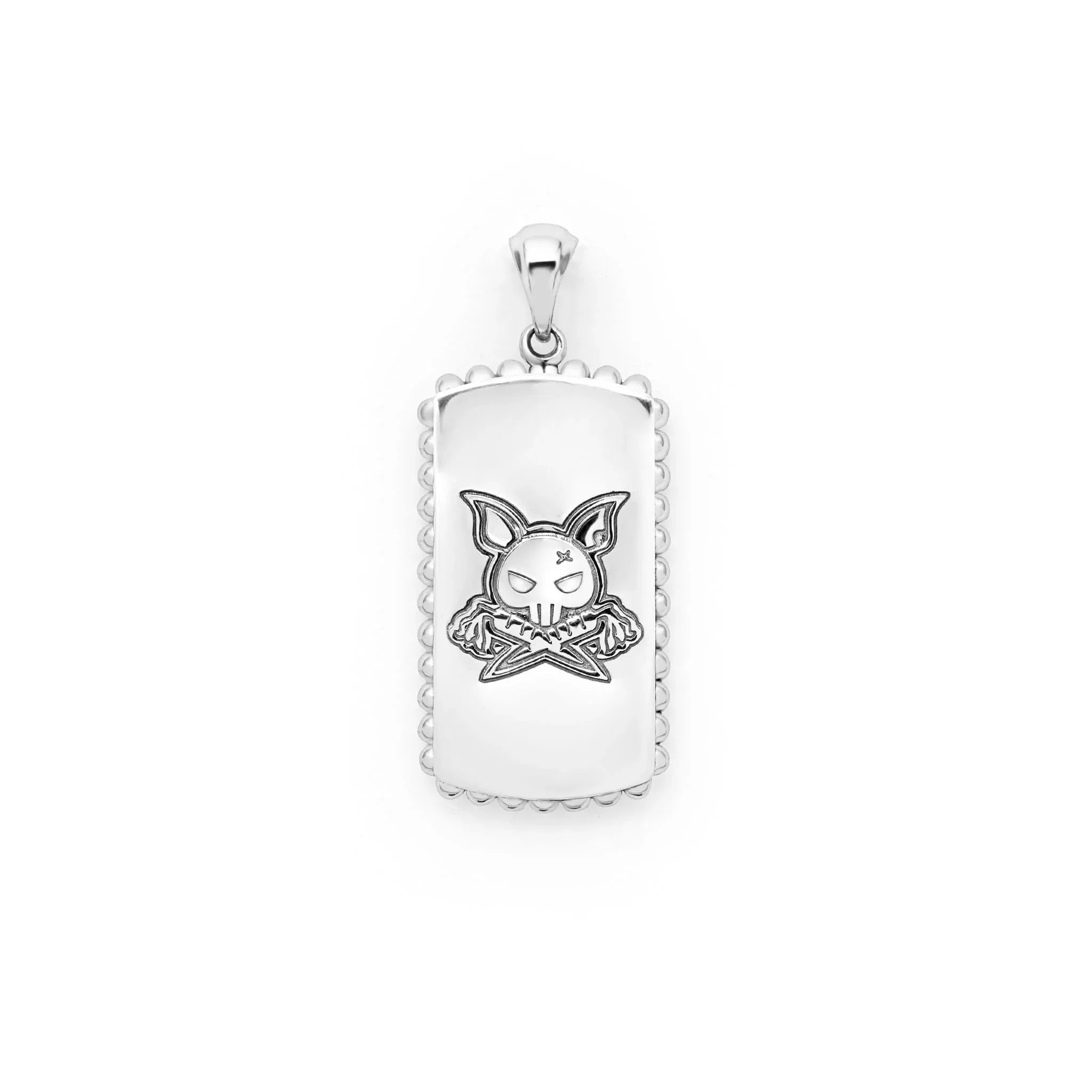 Black Agate Tag Amulet