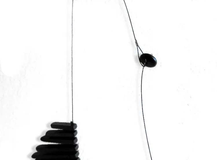 Black PVC Collar Necklace