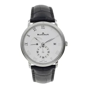 Blancpain Villeret Ultra Slim Stainless Steel White 40mm Manual Wind Men’s Watch