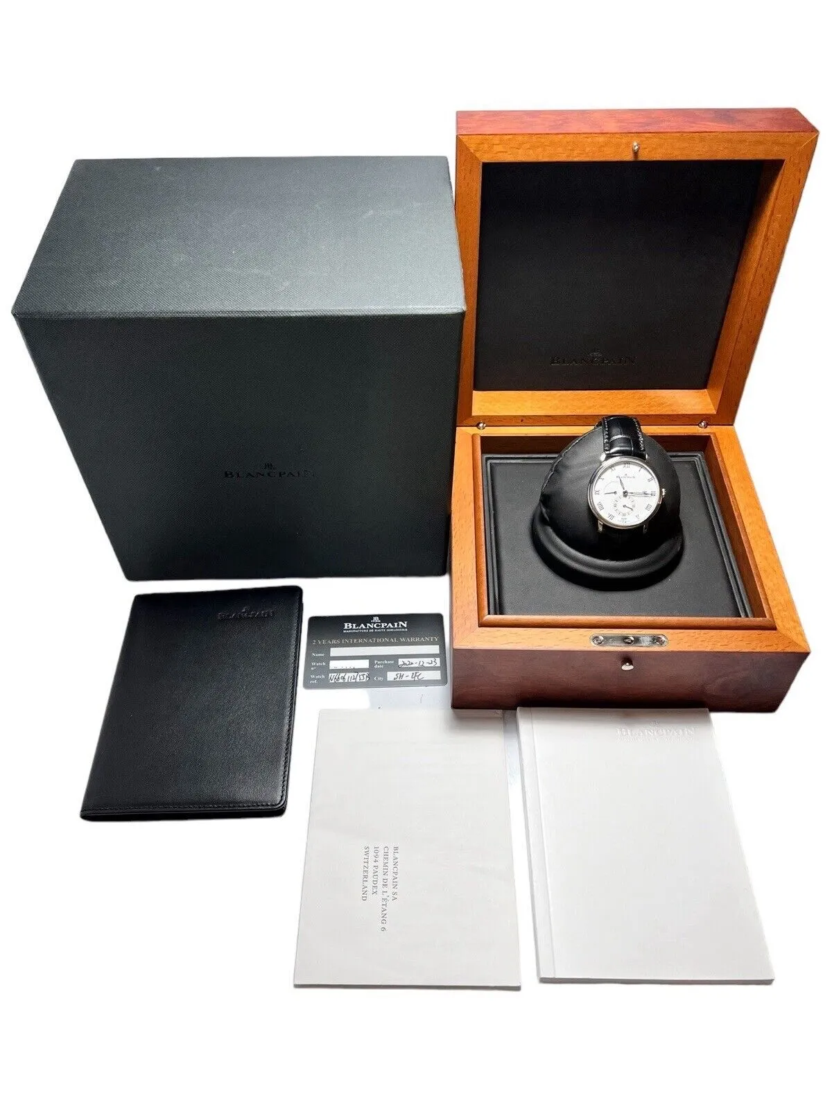 Blancpain Villeret Ultra Slim Stainless Steel White 40mm Manual Wind Men’s Watch