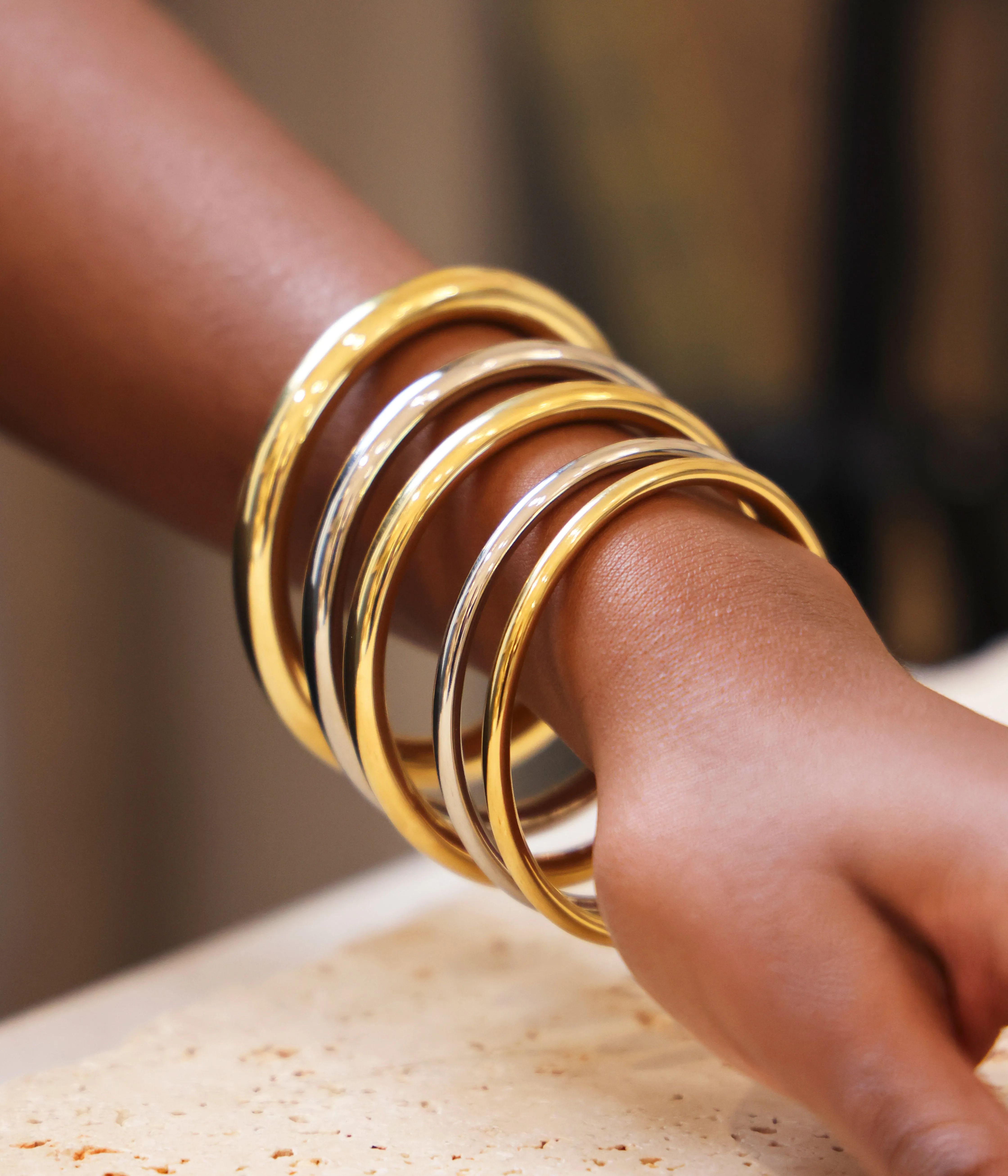 Bracelet Jonc Icy (Acier)