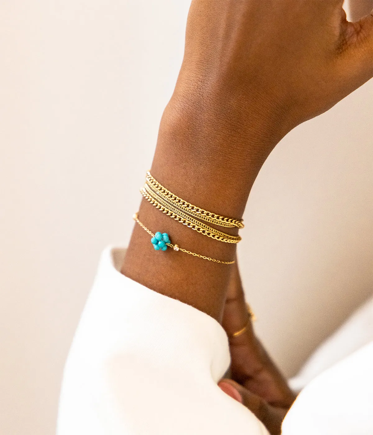 Bracelet Volusa (Acier doré)