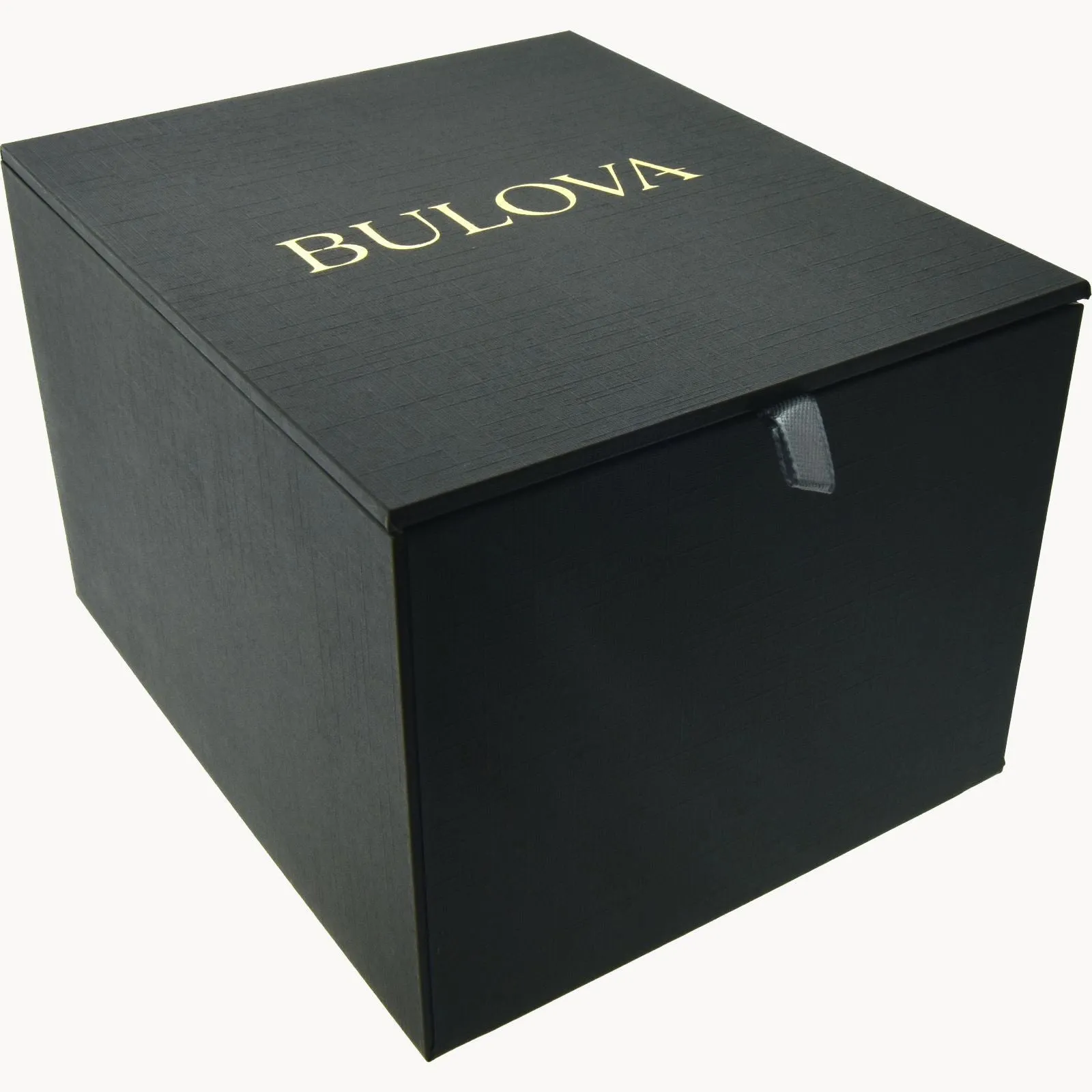 Bulova Classic Quartz Grey Dial Leather Strap Watch 96B443