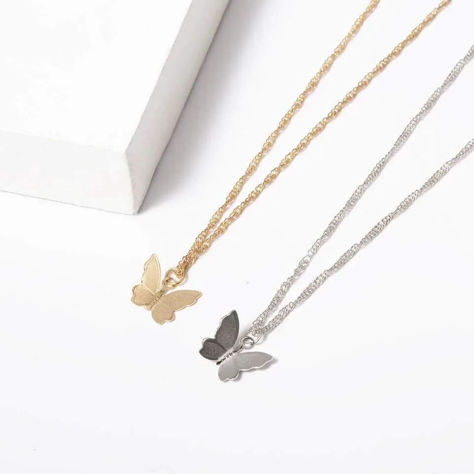 Butterfly Minimalist Necklace