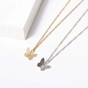 Butterfly Minimalist Necklace