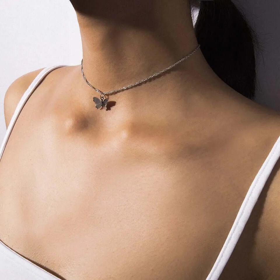 Butterfly Minimalist Necklace
