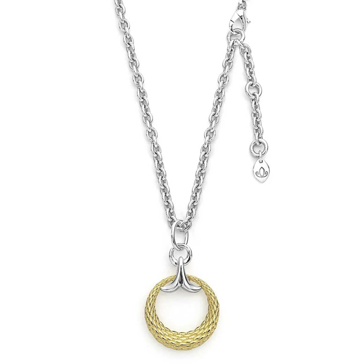 Capulet Pendant - Two Tone Gold   Silver