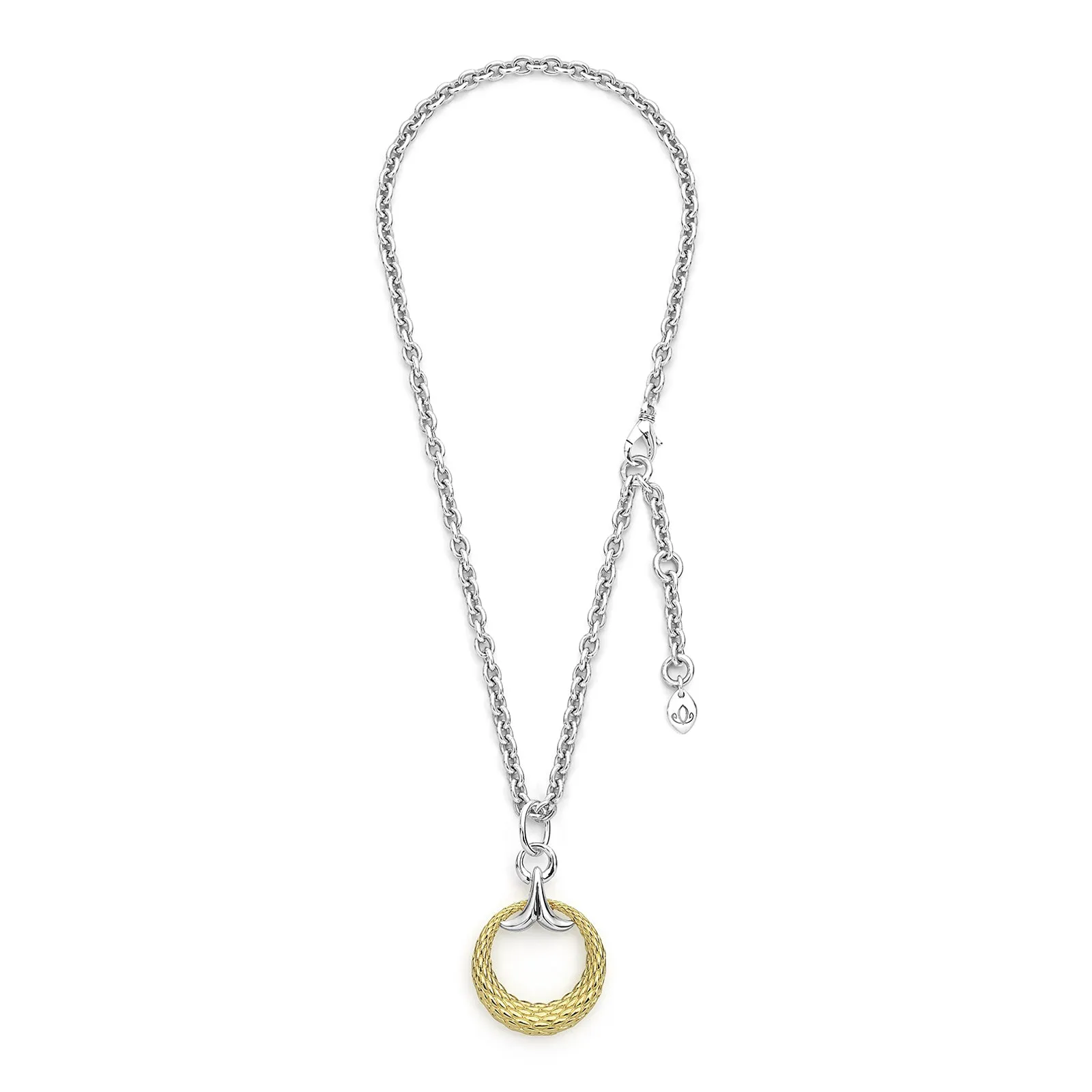 Capulet Pendant - Two Tone Gold   Silver