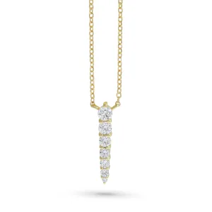 Clara Graduated Lab Grown Diamond Necklace Pendant