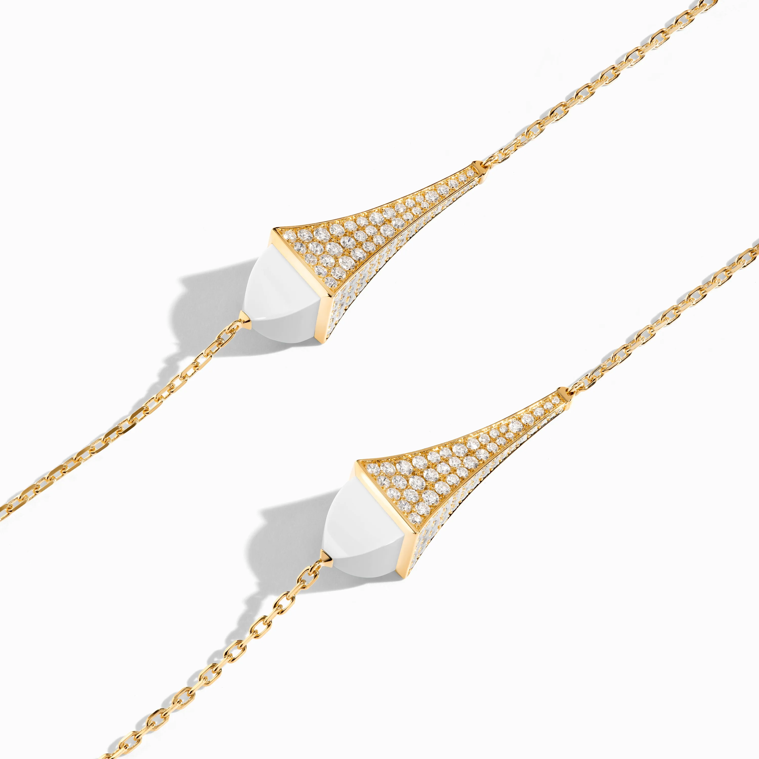 Cleo Luxe Long Chain Diamond Necklace