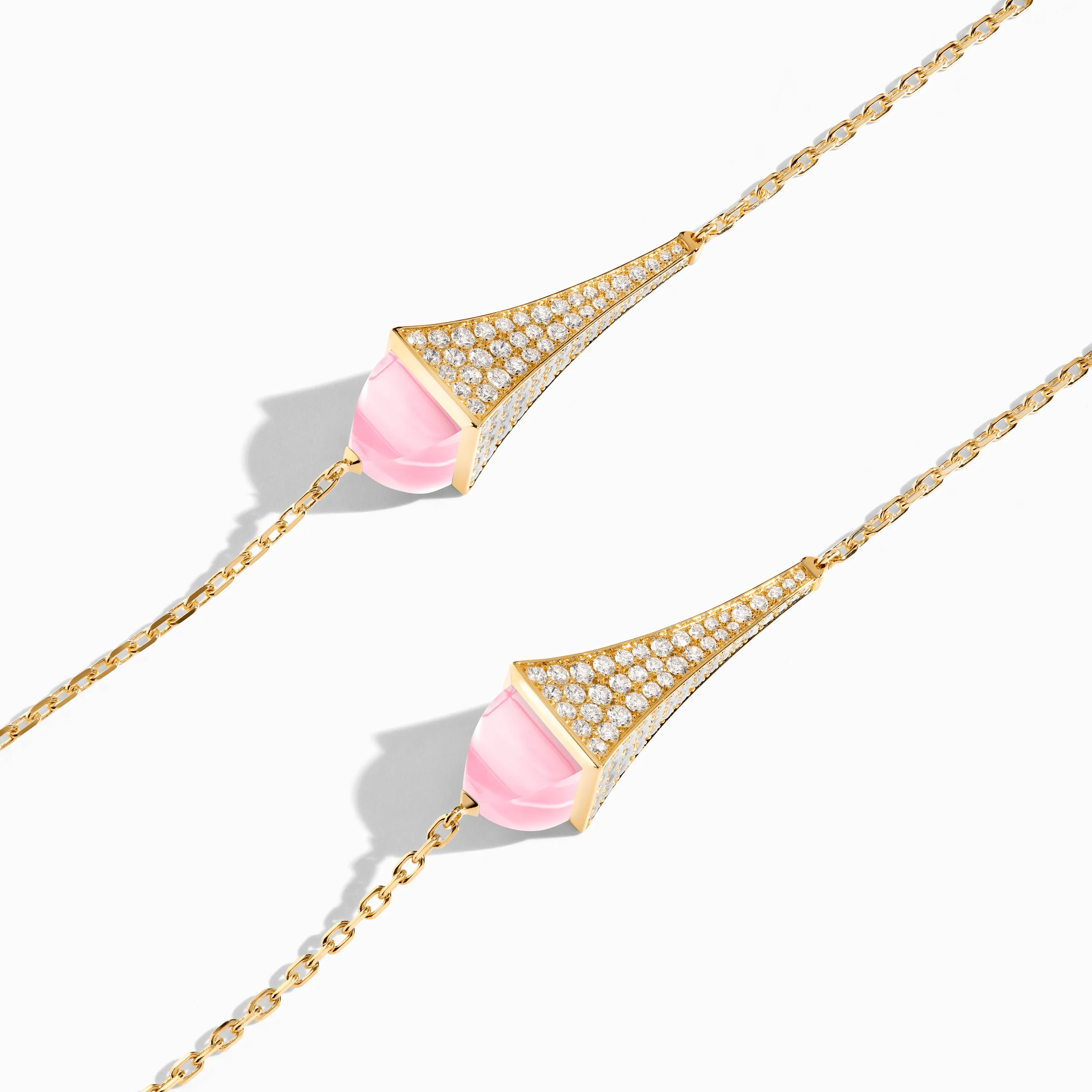 Cleo Luxe Long Chain Diamond Necklace