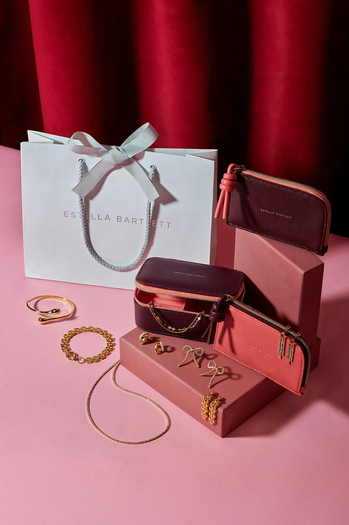 Colour Block Mini Jewellery Box