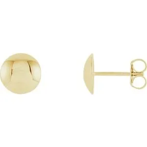 Convex Circle Earrings