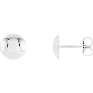 Convex Circle Earrings